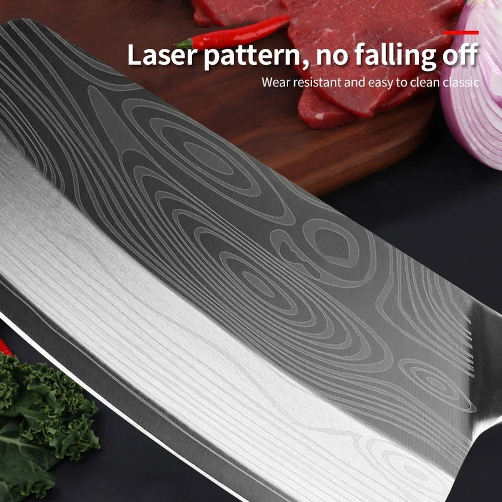 Damascus Kitchen Knife Cleaver Cooking Knives Stainless Steel Chinese Knife Slicer Chef Knife Cutter Kitchen Tools For Home