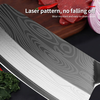 Damascus Kitchen Knife Cleaver Cooking Knives Stainless Steel Chinese Knife Slicer Chef Knife Cutter Kitchen Tools For Home