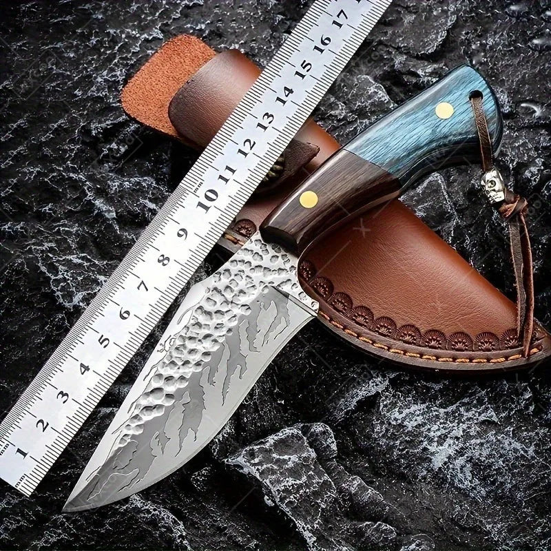 2PCS Stainless Steel Knife Handmade Forged Cleaver Boning Fish Barbecue Camping Outdoor Kitchen Knife