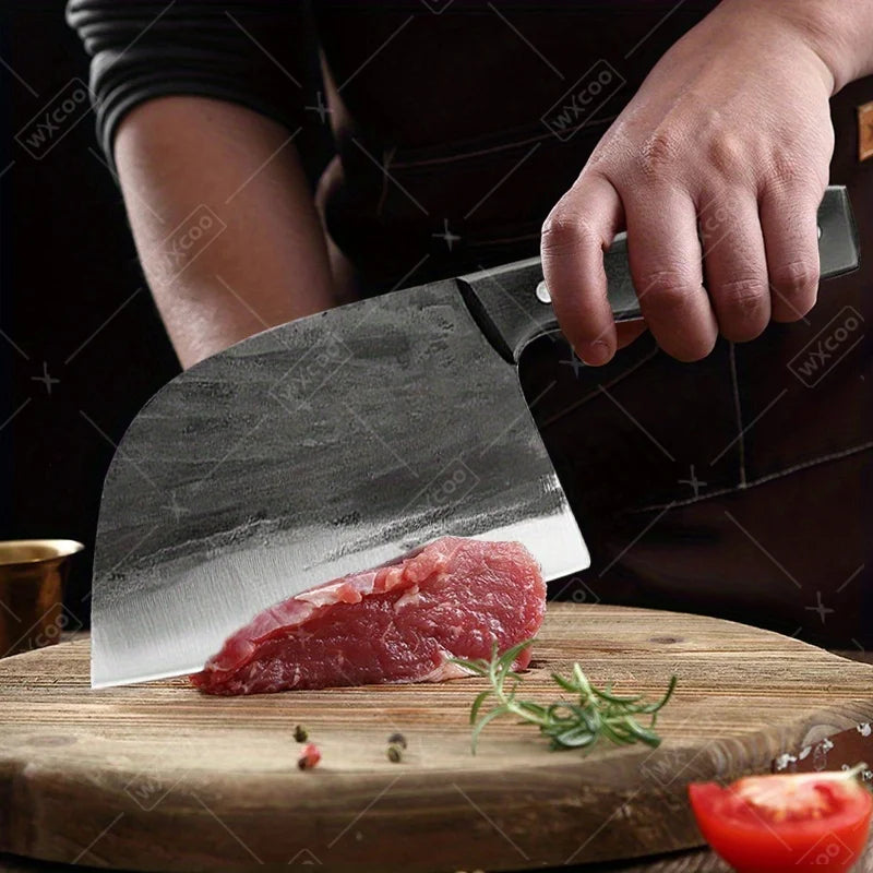 1 PC Stainless Steel Boning Knife Handmade Forged Professional Kitchen Knife Butcher Knife Meat Cleaver Vegetable Fruit Knife