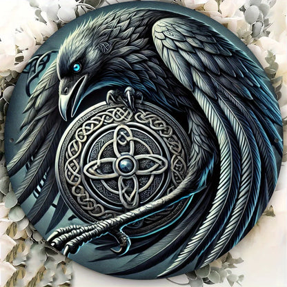 Viking-Inspired 7.8" Aluminum Metal Sign - HD Print, Waterproof \u0026 Rust-Proof for Home, Office \u0026 Coffee Shop Decor