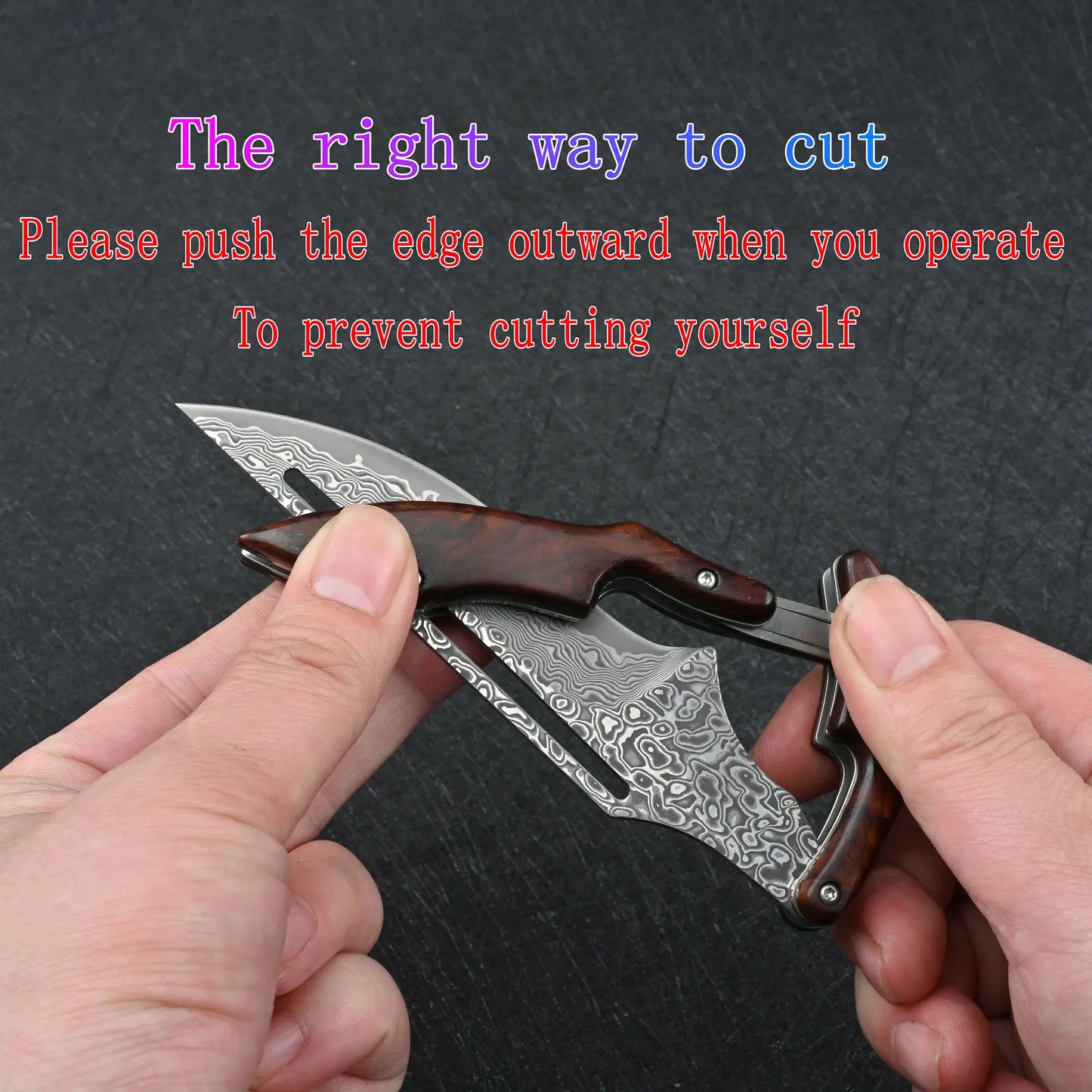 VG10 Damascus Knives Tactical Hunting Mechanical Folding Knife Fixed Blade Outdoor Camping Survival EDC Pocket Defense Tools