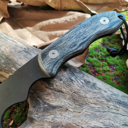 Multi-functional Tactical Axe with Nylon Cover - Durable Handaxe for Camping, Hiking and Survival - Corrosion 7CR13 Steel Blade