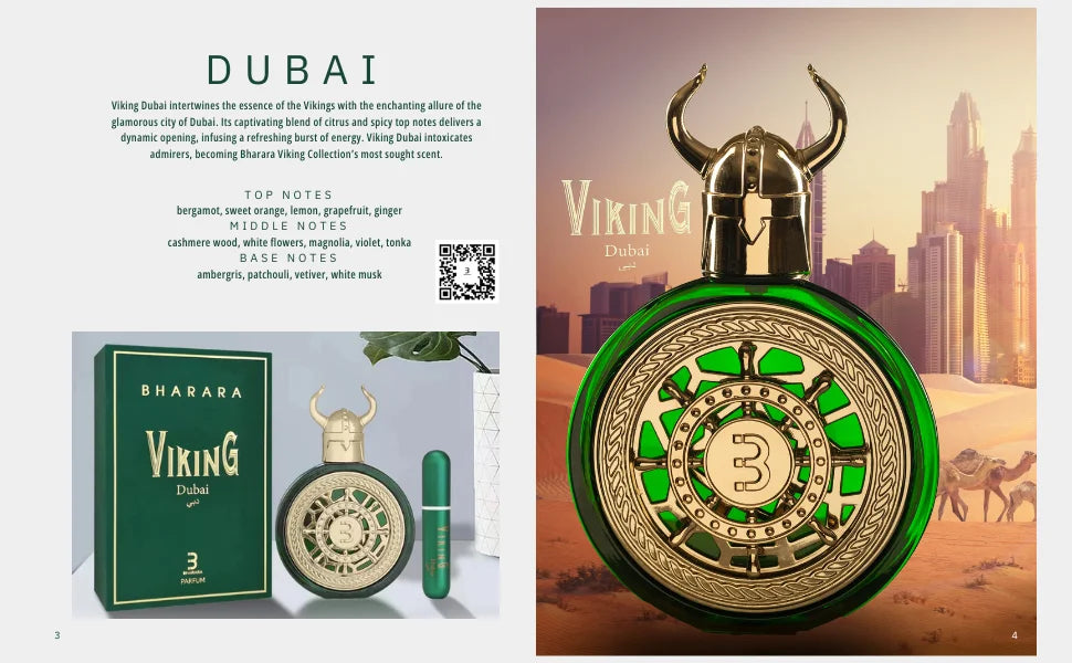 Bharara Viking Dubai Parfum 3.4oz / 100ml For Unisex