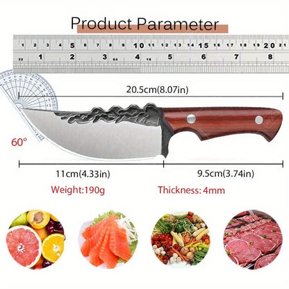 3 PCS Stainless Steel Boning Knife Set Professional High Quality Sharp Handmade Forged Kitchen Utility Cutting Knives