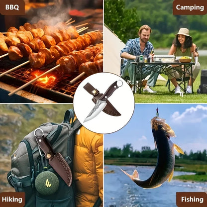 Outdoor Stainless Steel Knife Mini Sharp Pocket Knife Jungle Expedition Equipment High Hardness Survival Knife