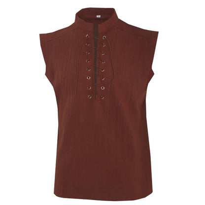 New Medieval Retro Men's Short Vest Multi Color Selection Halloween Carnival Dress Up Costume Daily Outfit Hot Selling