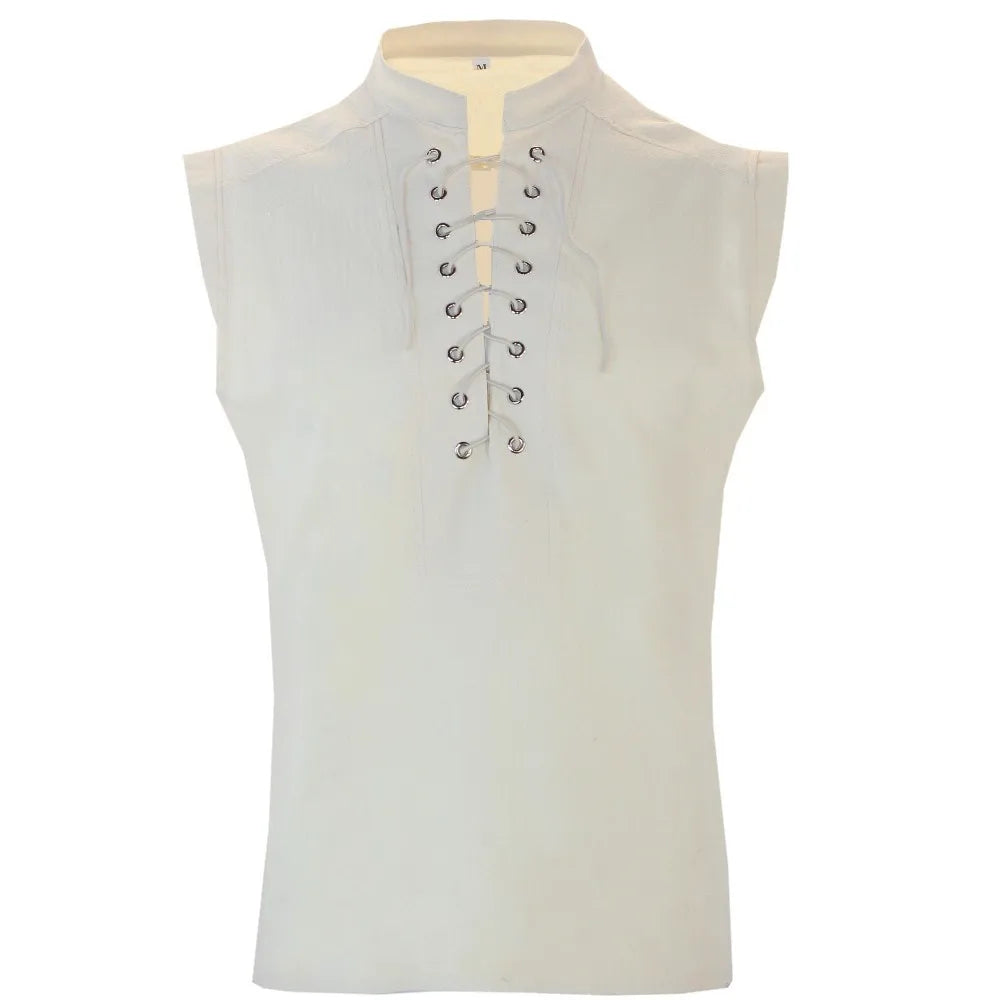 New Medieval Retro Men's Short Vest Multi Color Selection Halloween Carnival Dress Up Costume Daily Outfit Hot Selling