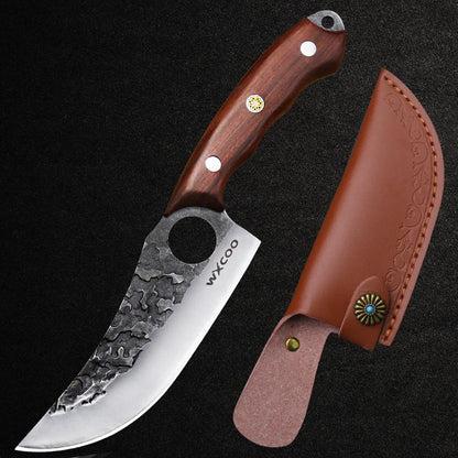 1 PC Kitchen Chef Knife Stainless Steel Multipurpose Boning Knife with Sheath Professional Cooking Knife Utility Kitchen Fish