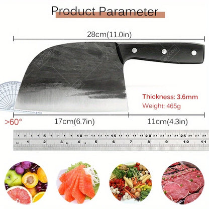 1 PC Stainless Steel Boning Knife Handmade Forged Professional Kitchen Knife Butcher Knife Meat Cleaver Vegetable Fruit Knife
