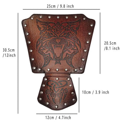 Medieval Arm Gauntlets Feather Viking Wrist And Hand Bracer Nordic Viking Style Hand Guard Costume For Playing Roles For Cosplay