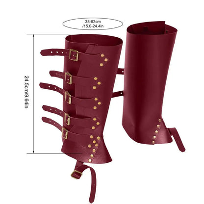Viking Medieval Boot Gaiter Armor Guard