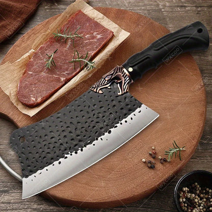 8PCS Professional Kitchen Chef Knife Set Stainless Steel Forged for Cooking Meat Vegetable Fish Utility Cutting