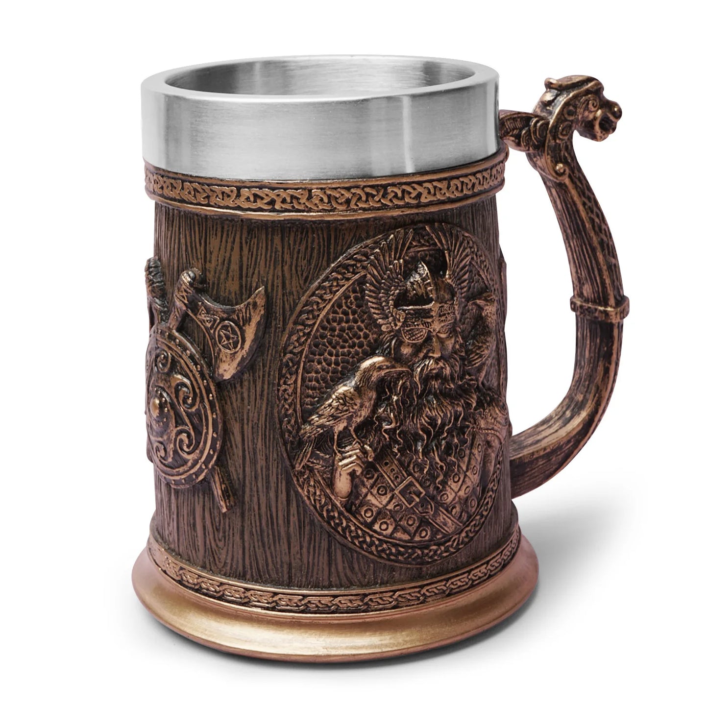 Odin and Thor Viking Beer Mug