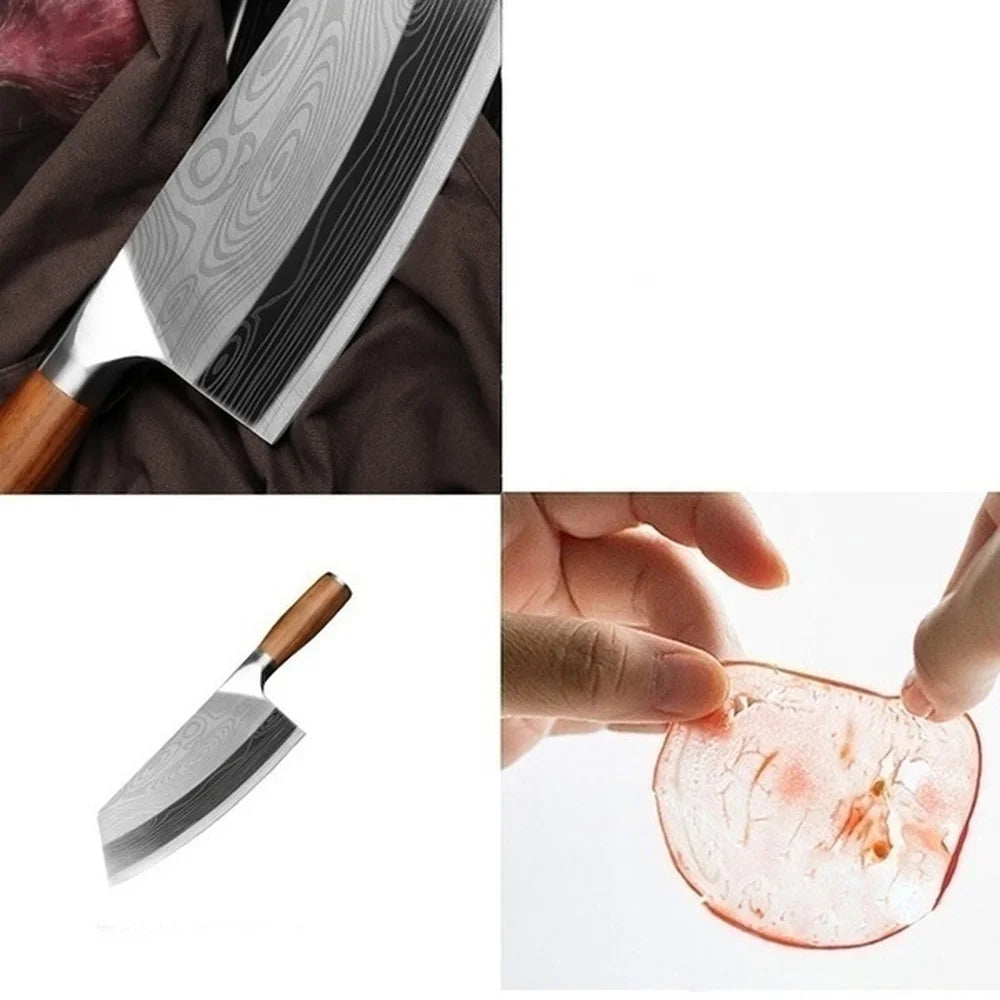 Damascus Kitchen Knife Cleaver Cooking Knives Stainless Steel Chinese Knife Slicer Chef Knife Cutter Kitchen Tools For Home