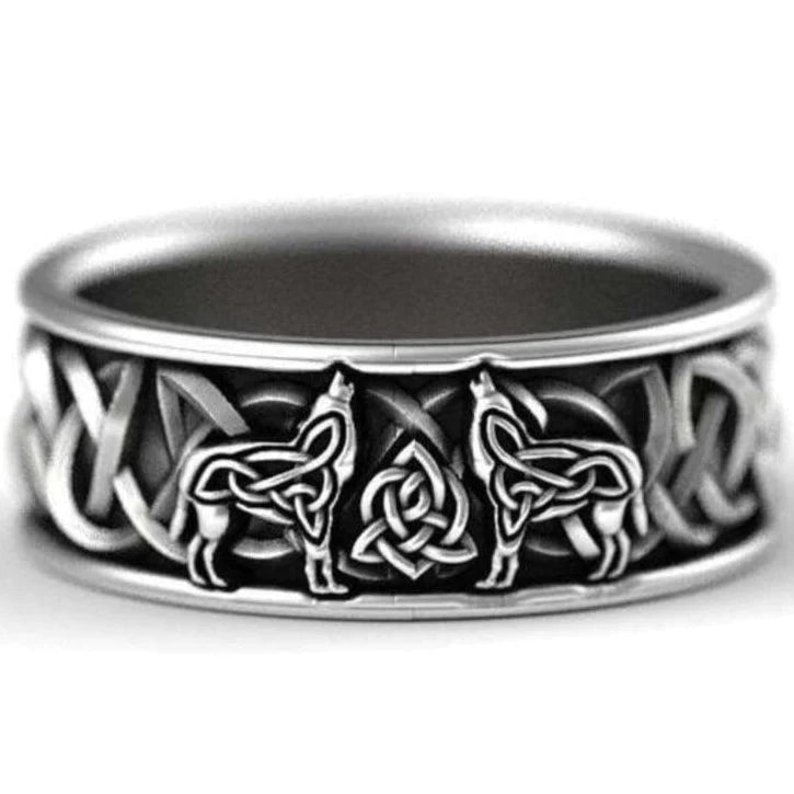 Wolf Viking Ring