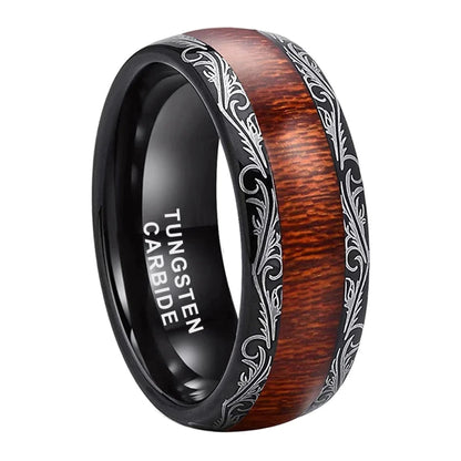 Viking Style Wood Ring