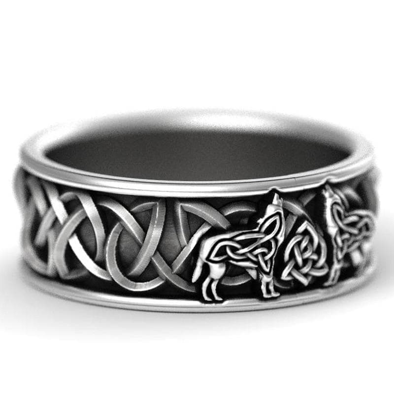 Wolf Viking Ring