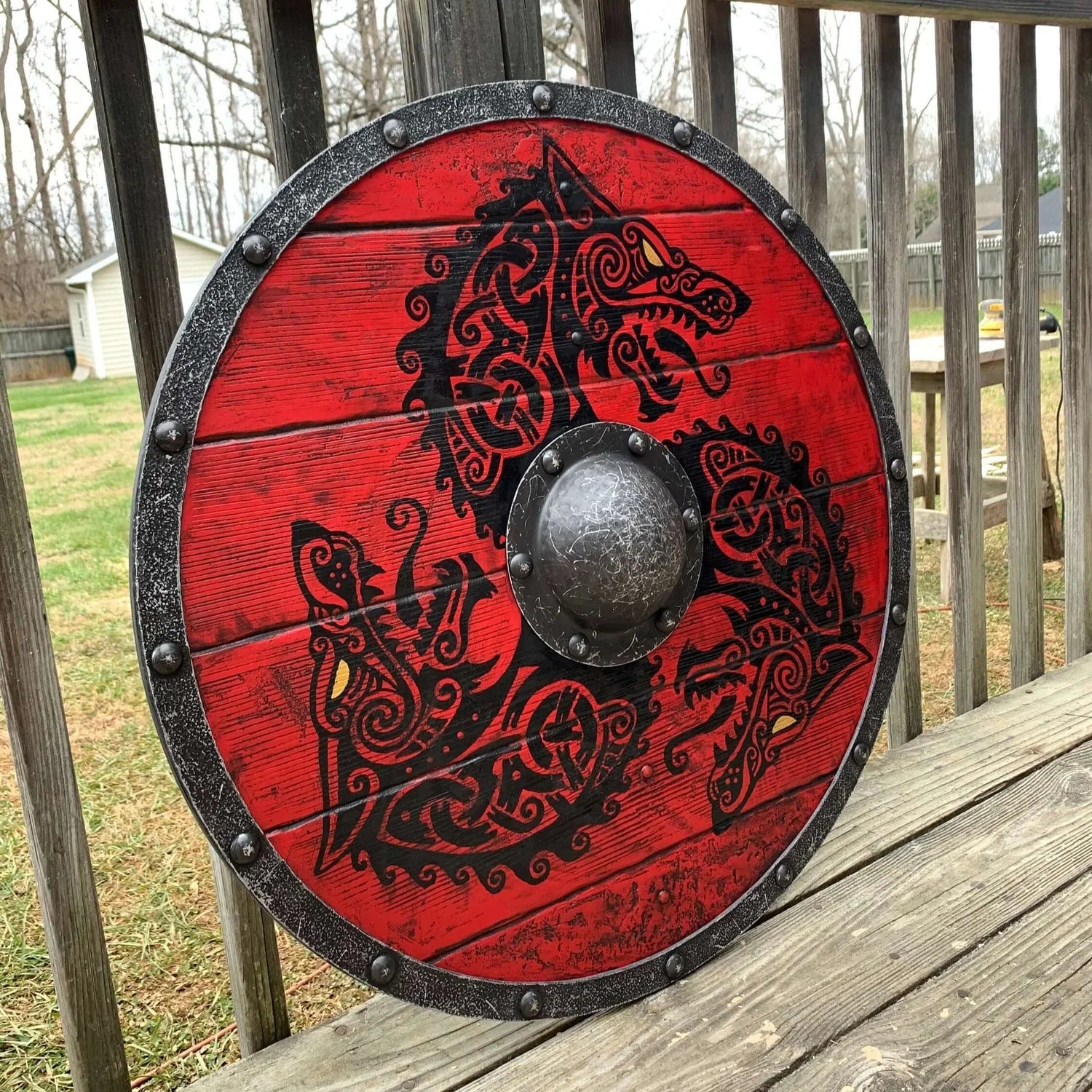 Authentic Bjorn Ironside Viking Shield Replica
