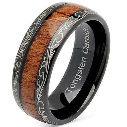 Viking Style Wood Ring