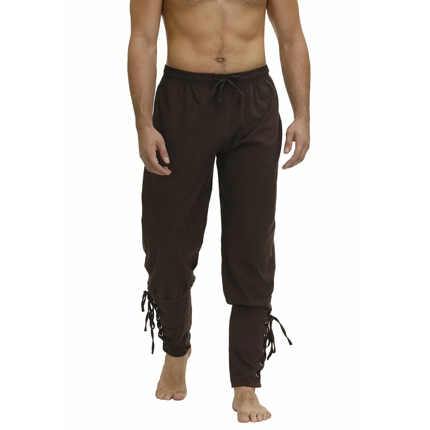 High Waist Lace Up Viking Trousers