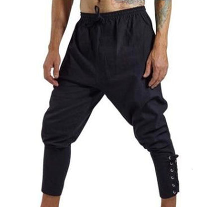 High Waist Lace Up Viking Trousers