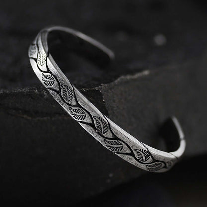 Viking Arm Ring With Antique Leaves