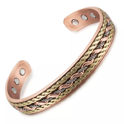 Tri-color Magnetic Therapy Viking Arm Ring