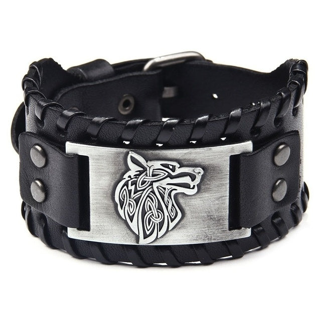 Viking Leather Bracelets | Norse-Inspired Wristbands - Free
