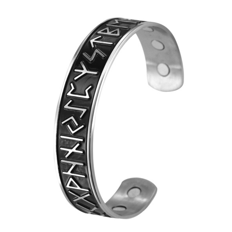 New Arrival Fashion Viking Bracelet For Men Women Stainless Steel Punk Hip  Hop Simple Bracelets Vintage Hand Jewelry Adjustable - AliExpress