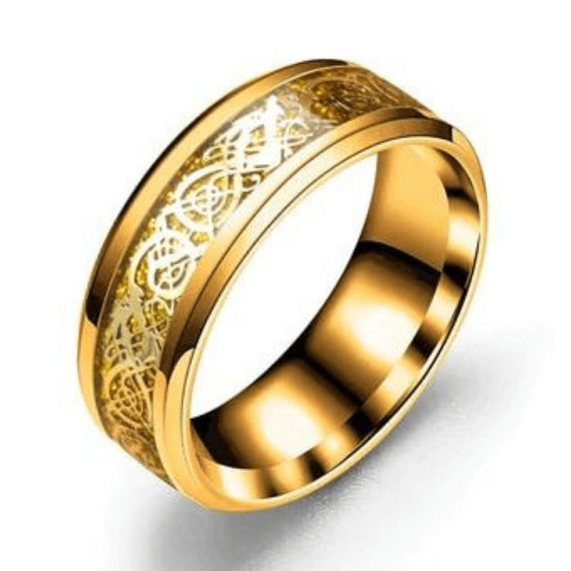 Viking Ring Dragon Heart