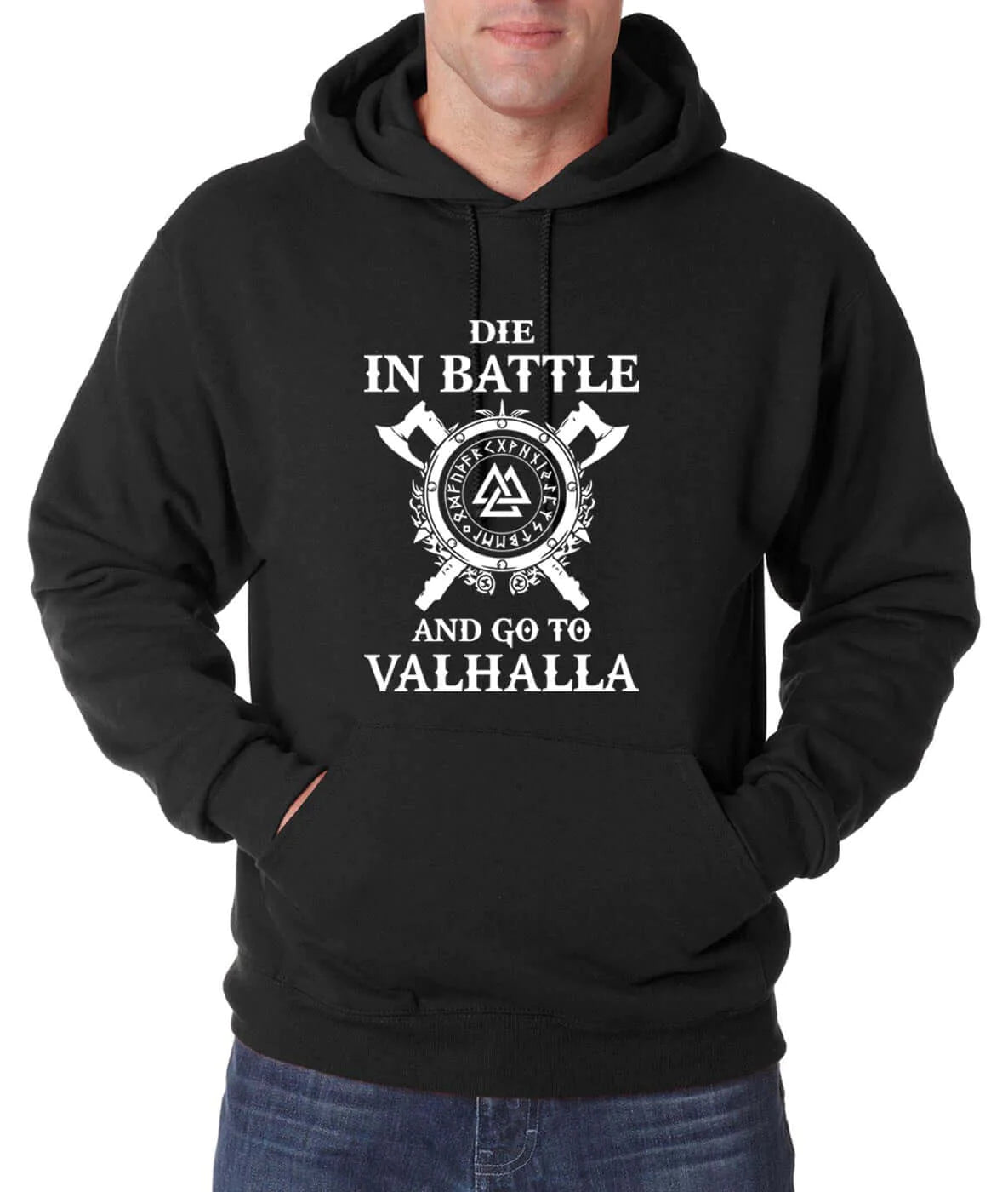 Go to Valhalla - Viking Hoodie