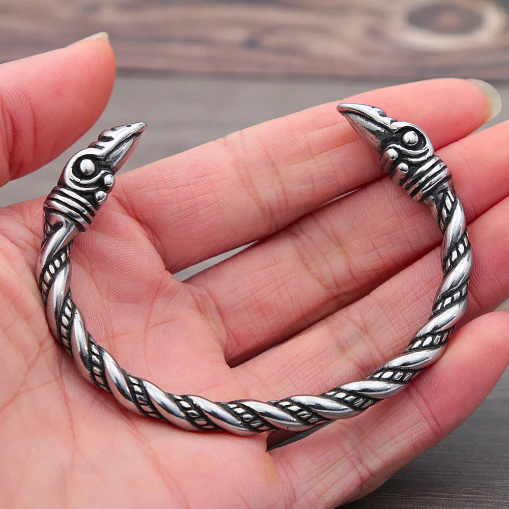 Viking Arm Ring Bracelet - Stainless Steel Viking Jewelry - Odin's Treasures