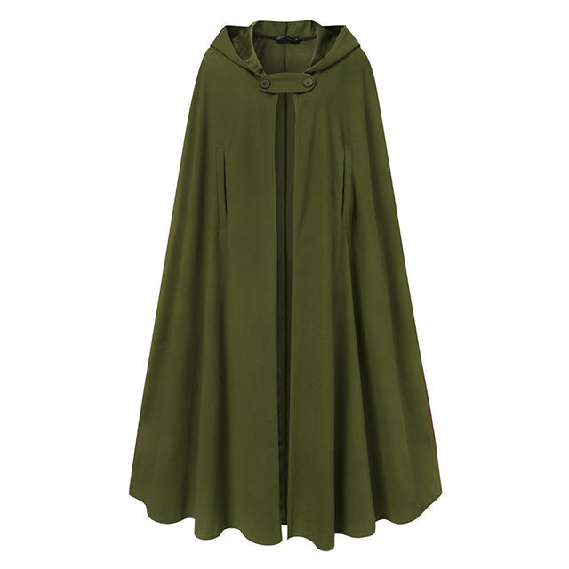 Medieval Long Hooded Cloak