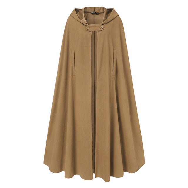 Medieval Long Hooded Cloak