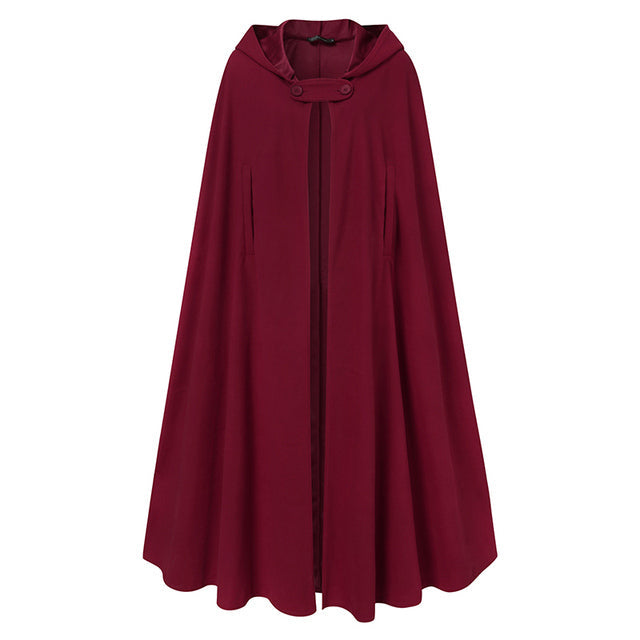 Medieval Long Hooded Cloak