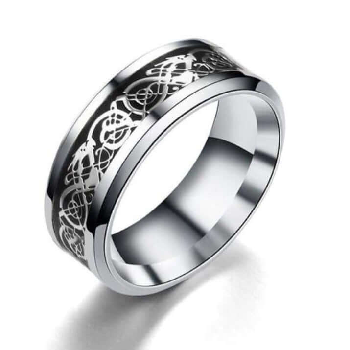 Dragon Heart Ring - 11 (64 5mm) / Fafnir - viking ring