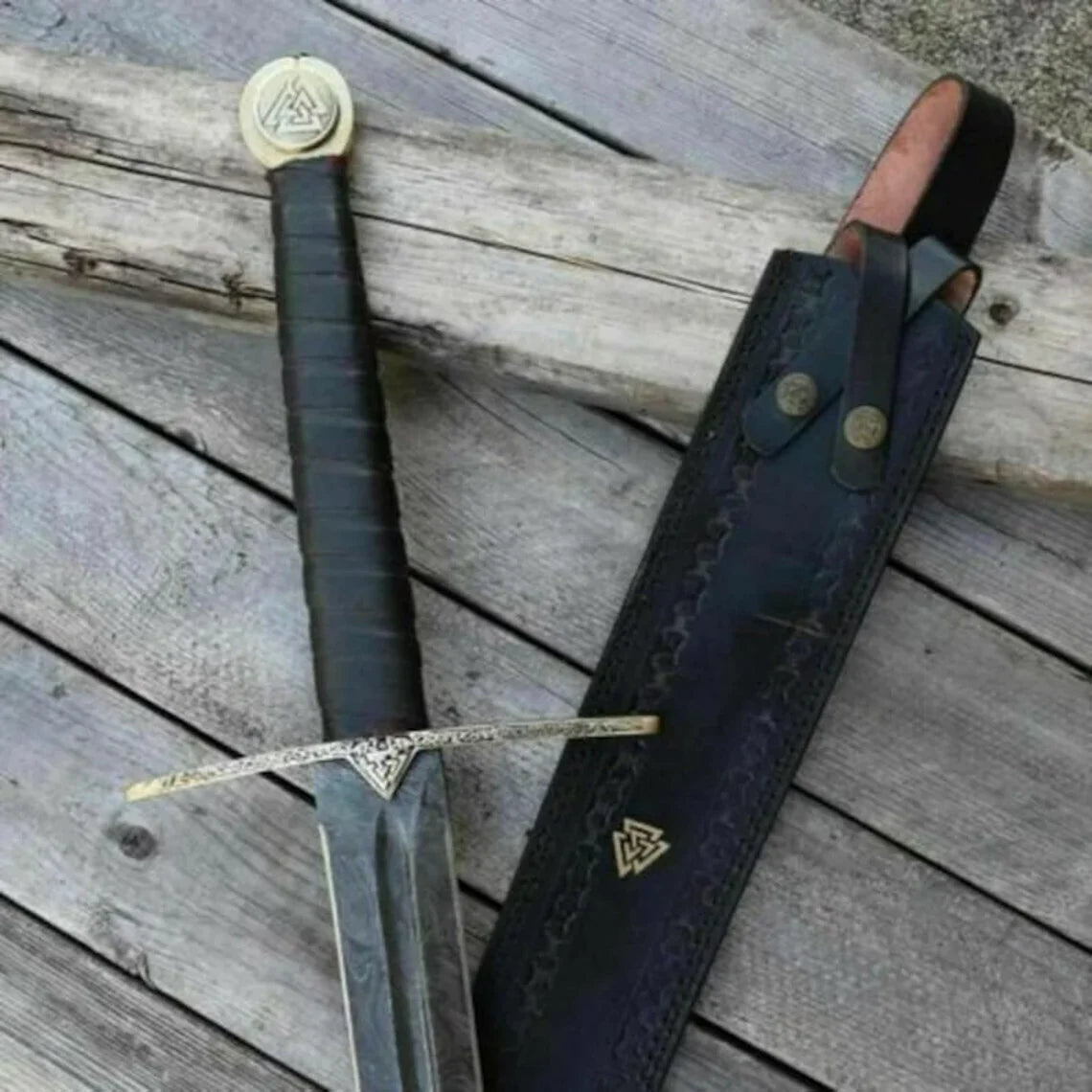 Viking Sword - Sword of King Ragnar Bjorn Ironside with Scabbard