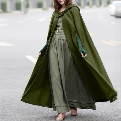 Medieval Long Hooded Cloak