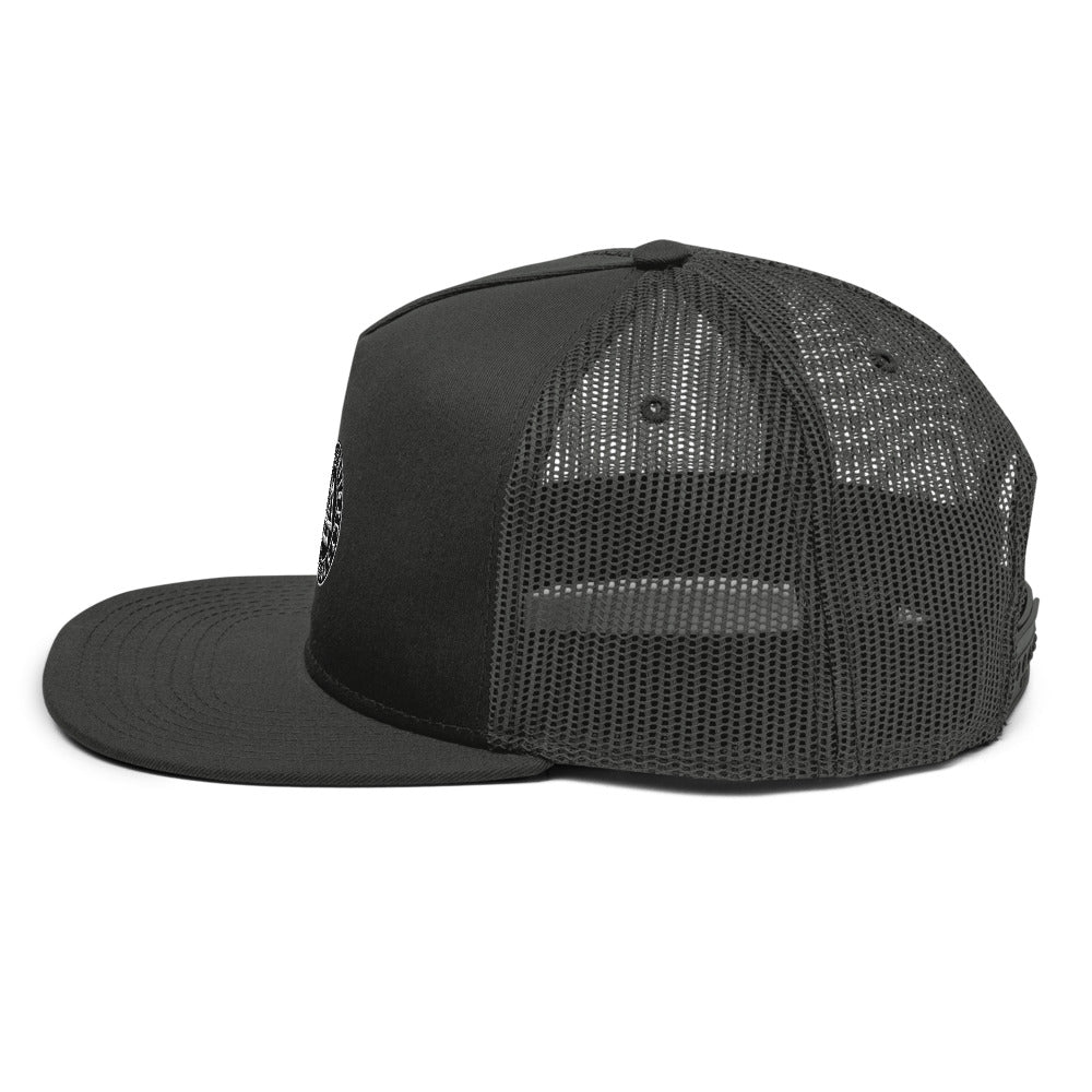 Snapback Viking Trucker Cap With Valknut Symbol