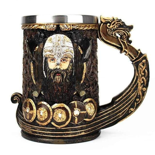 Viking Tankard Mug - Drakkar