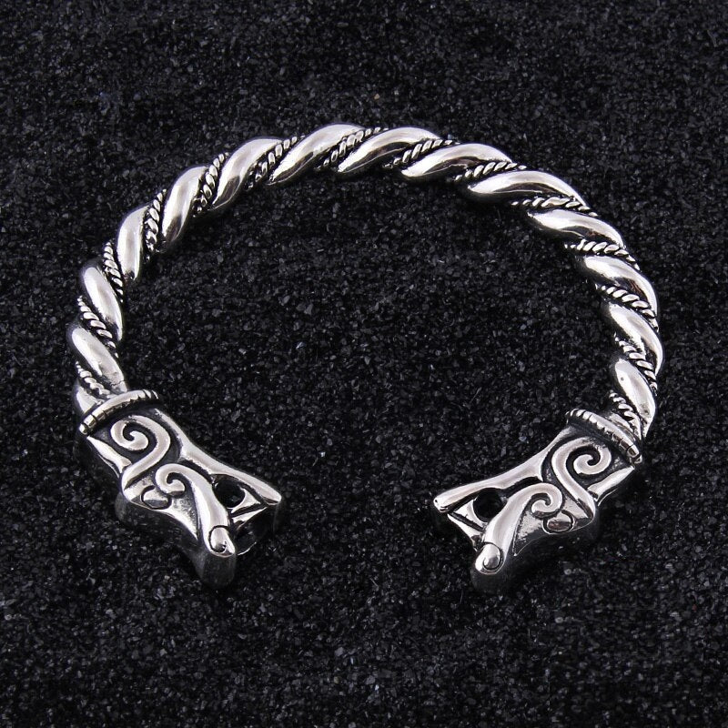 Sterling Silver Viking Arm Ring- Norse Dragon – Vikings of Valhalla US