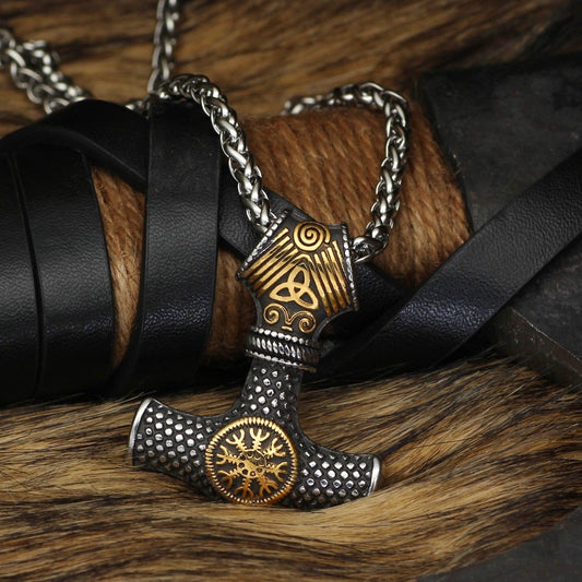 Thors Hammer Necklace - Nordic Symbols