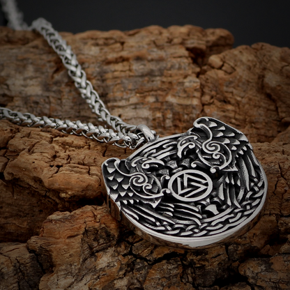 Viking Necklace - Hugin & Munin