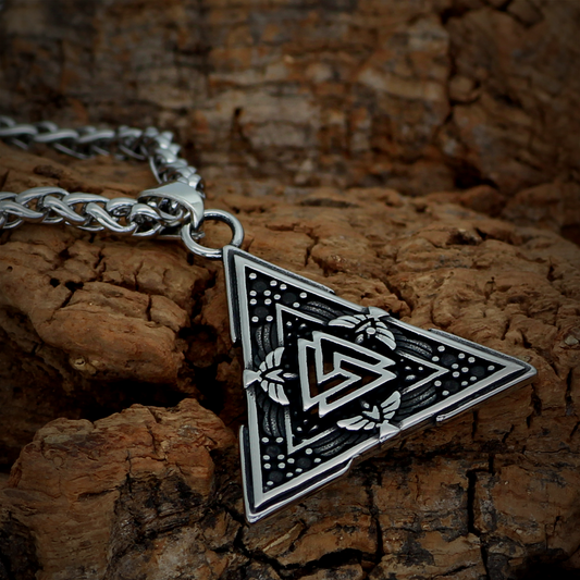 Viking Necklace - Valknut Symbol