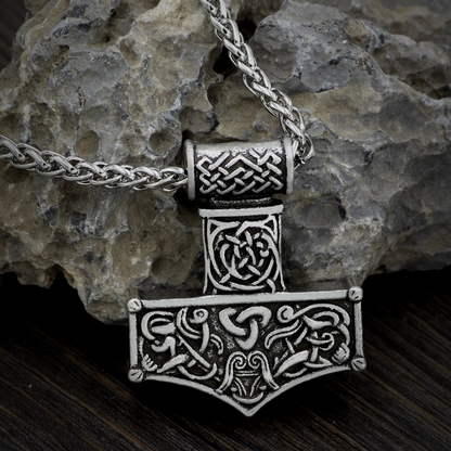 Thors Hammer Necklace - Norse Mjolnir