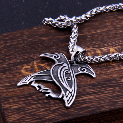 Viking Necklace - Hugin & Munin