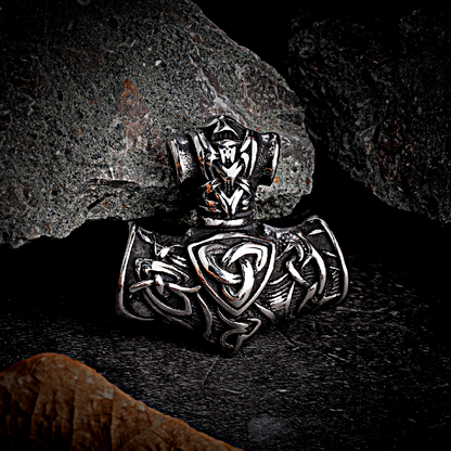 Thors Hammer Necklace - Triskel Mjolnir