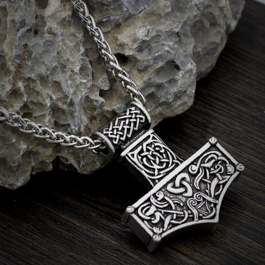 Thors Hammer Necklace - Norse Mjolnir