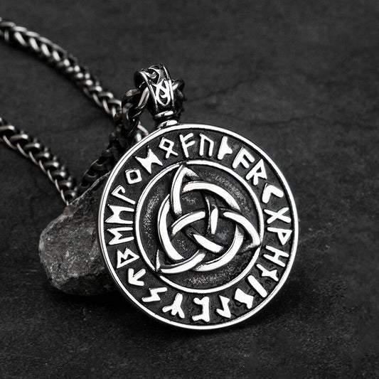 Viking Necklace - Triquetra Runes